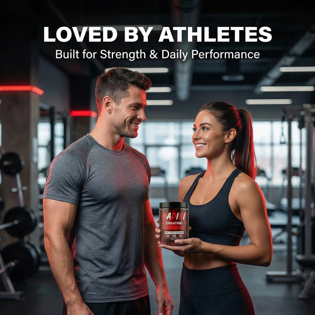 NADIRI Creatine Gummies — made in the USA in an FDA-registered facility