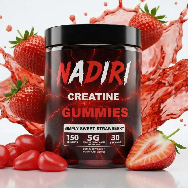 NADIRI Creatine Gummies — Simply Sweet Strawberry