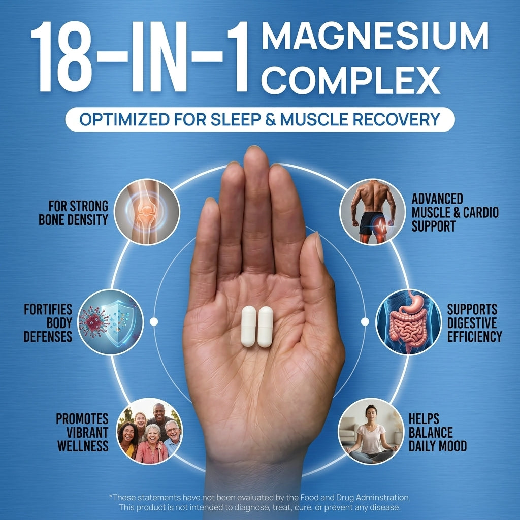 NADIRI Magnesium Complex twelve forms of magnesium with B6, D3, K2 and Zinc