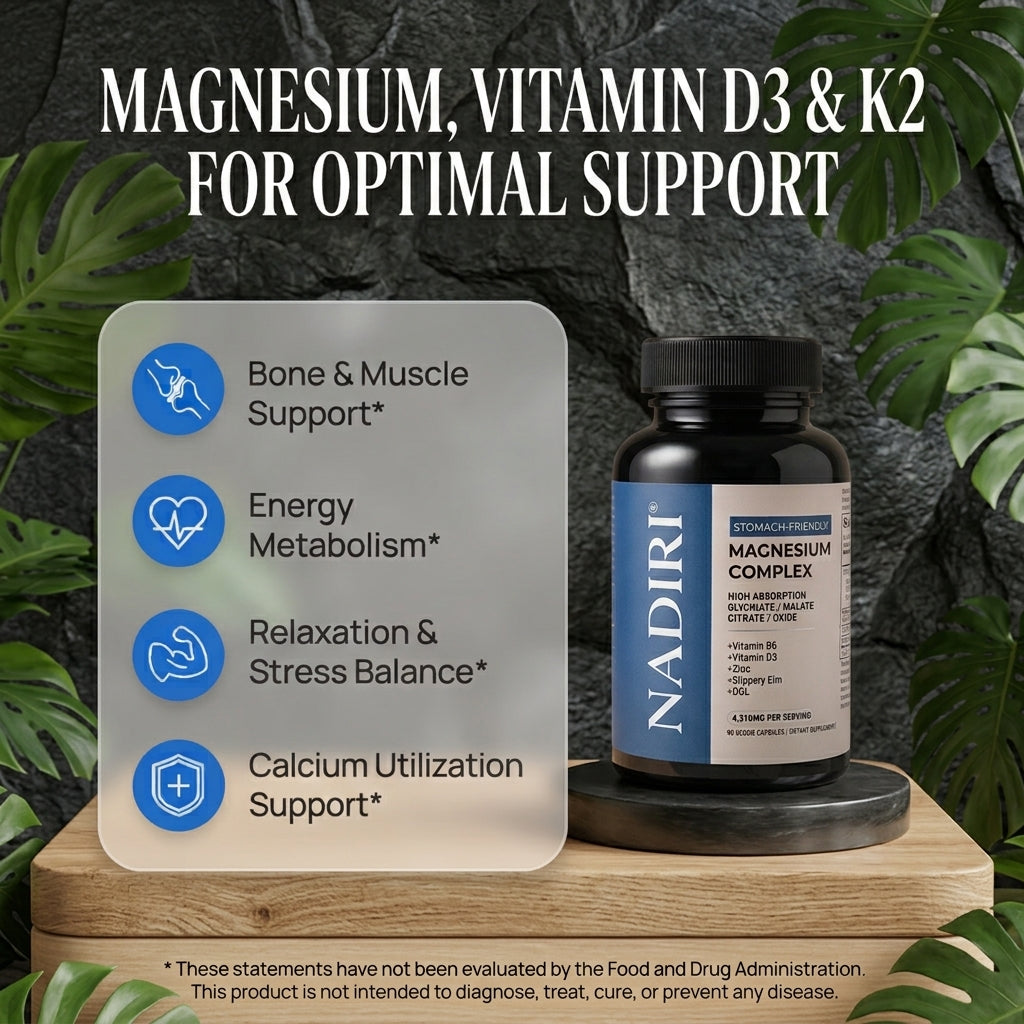 NADIRI Magnesium Complex as part of an evening routine